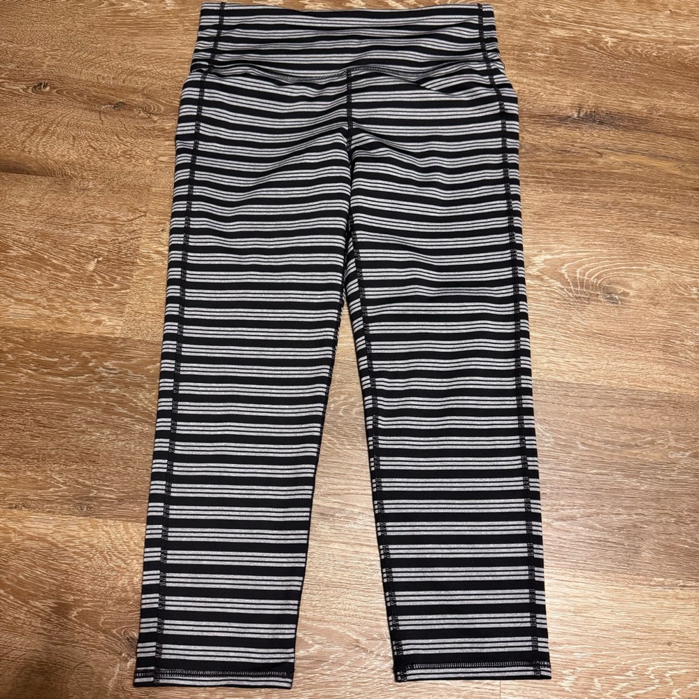 Athleta Stripes Chaturanga Capri - Picture 2 of 6